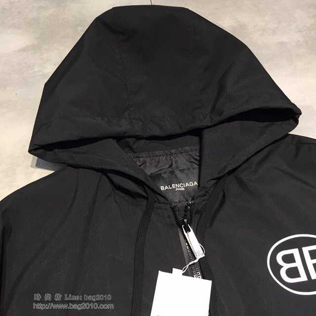 Balenciaga外套 專櫃同步 巴黎世家連帽外套 白色拉鏈上衣  tzy1683